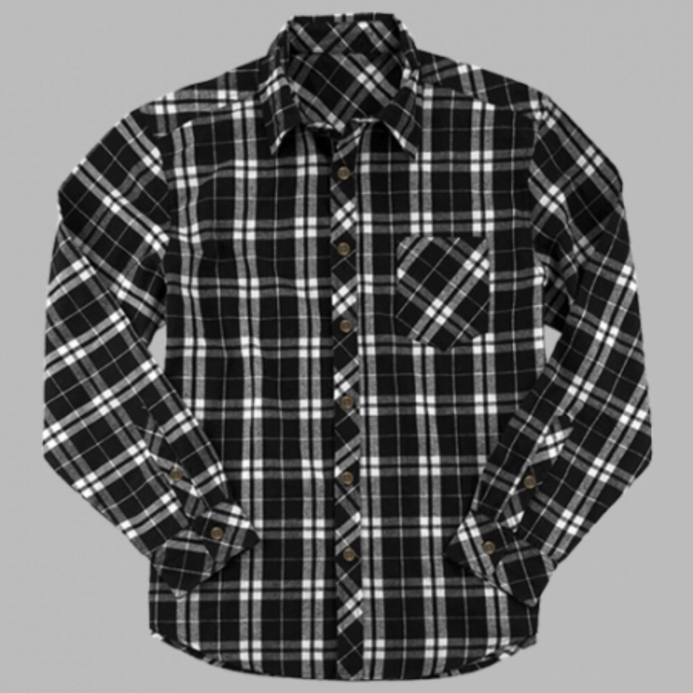 ESSENTIAL FLANNEL BUTTONDOWN